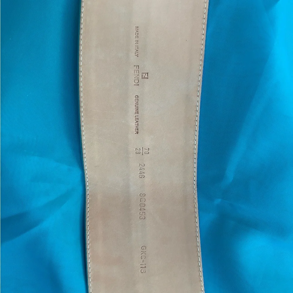 Fendi Blue and Teal Women's Belt - Picture 9 of 9